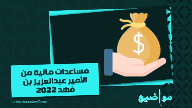 مساعدات مالية من الأمير عبدالعزيز بن فهد 2023